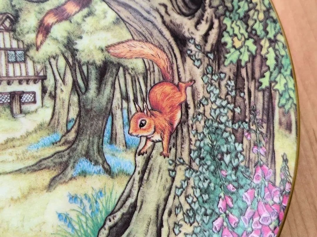 リモージュ 不思議の国のアリス チェシャ猫 プレート 飾り皿 陶器 絵皿