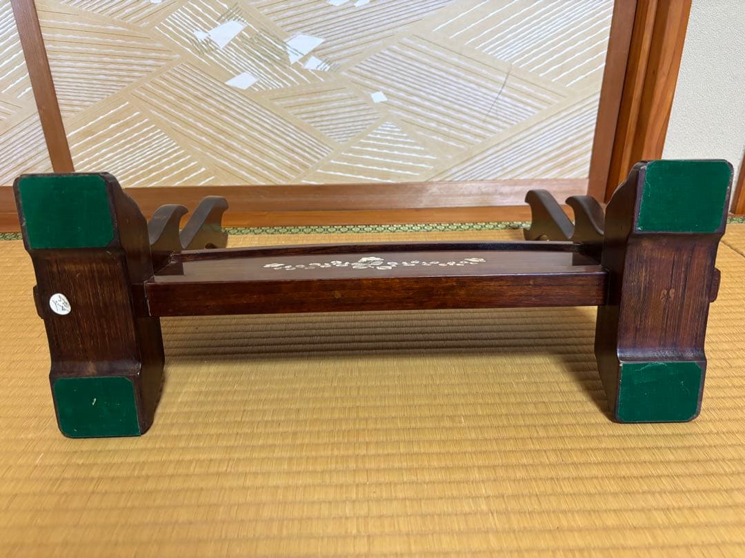 刀掛け 刀台 武具 螺鈿 3本掛け - メルカリ