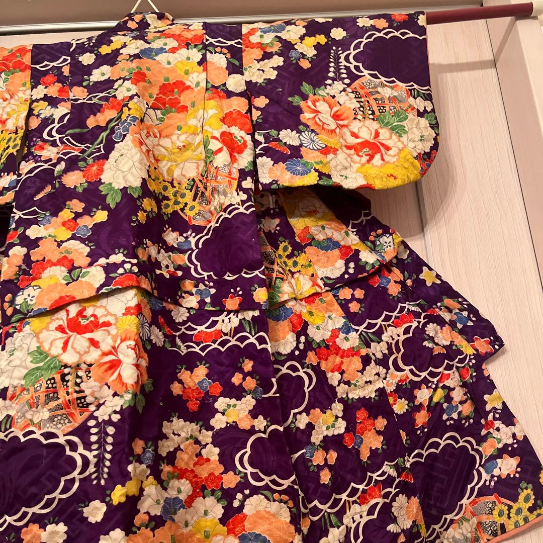 大正ロマン　アンティーク　七五三用着物