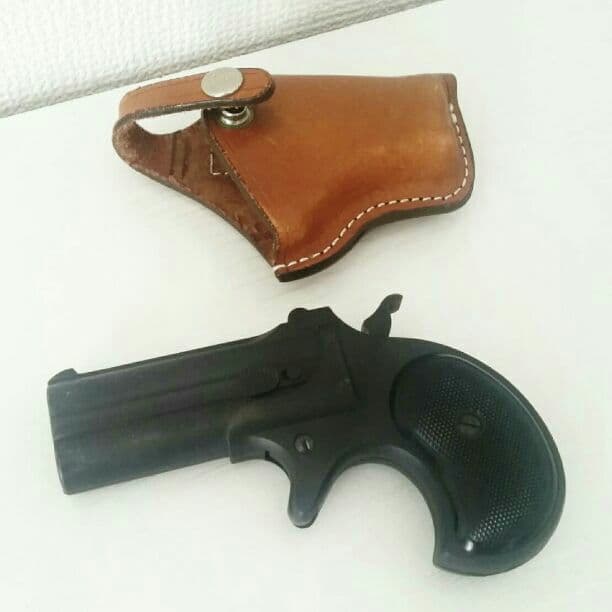 《値下げ》レア!!レザーケース付き!!東京CMC ガス銃