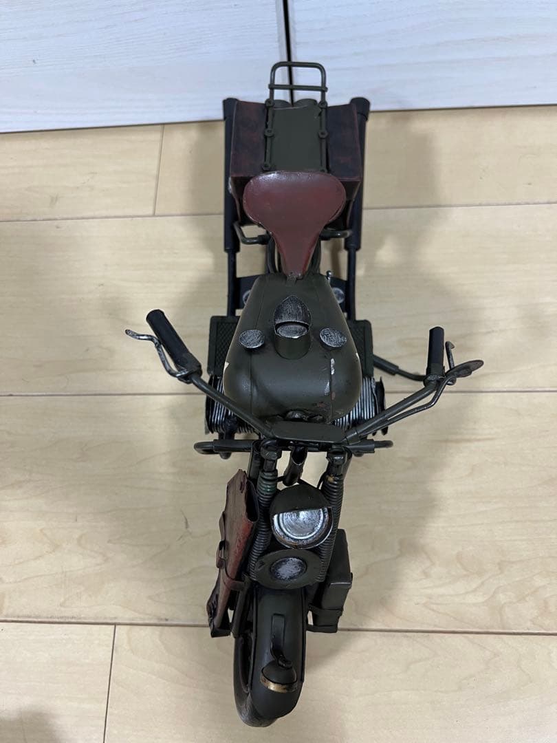 【ヴィンテージ】ハーレーダビッドソン WLA 軍用オートバイ ブリキ