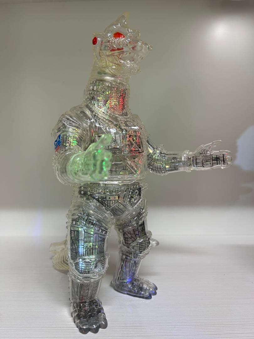 ゴジラストア限定】マルサン メカゴジラ 450 オーロラ レトロ ソフビ