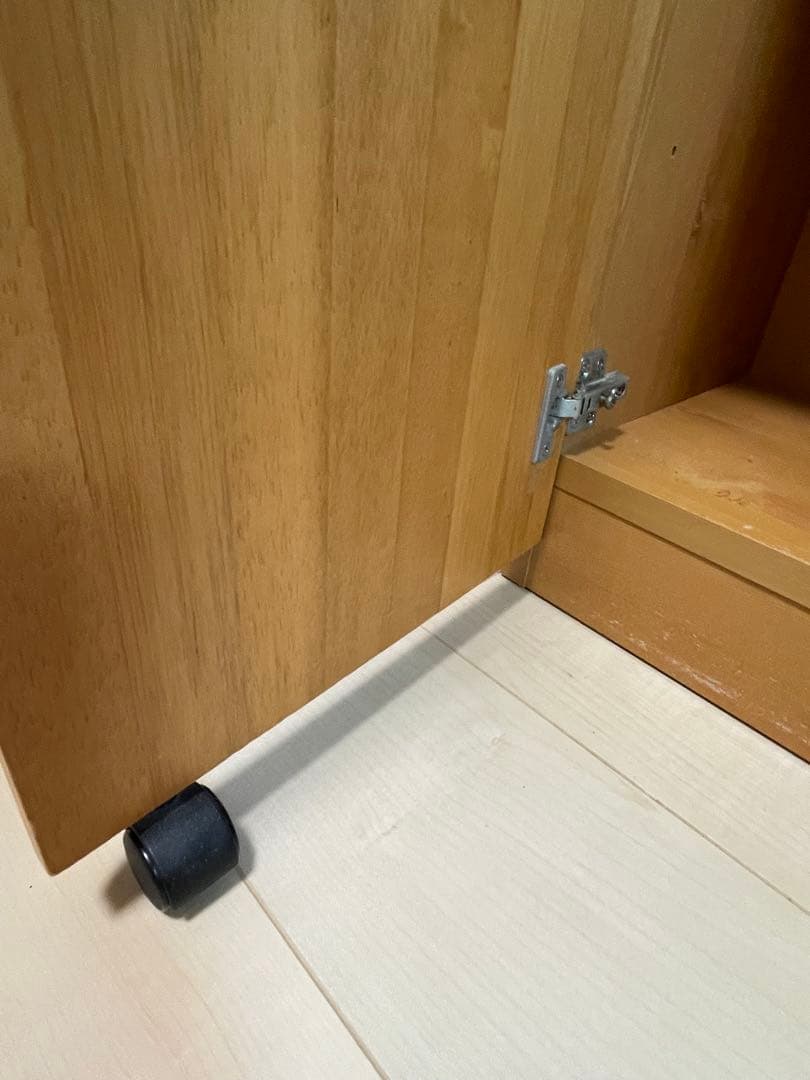 ライティングデスク 木目調収納家具 折りたたみデスク付き 学習机