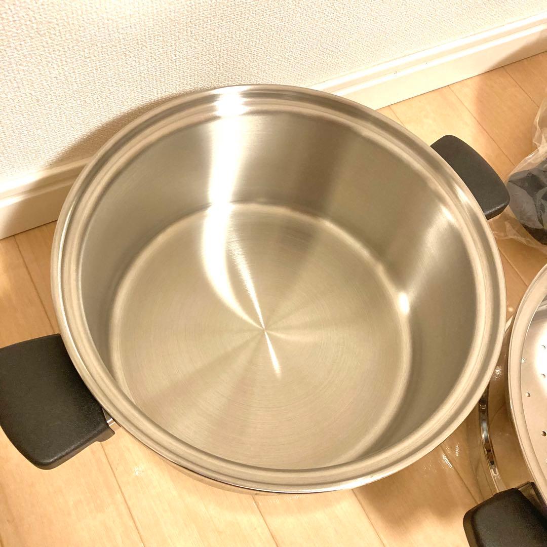 【新品未使用】アムウェイ クィーン クックウェア 21ピース 18/8ステンレス