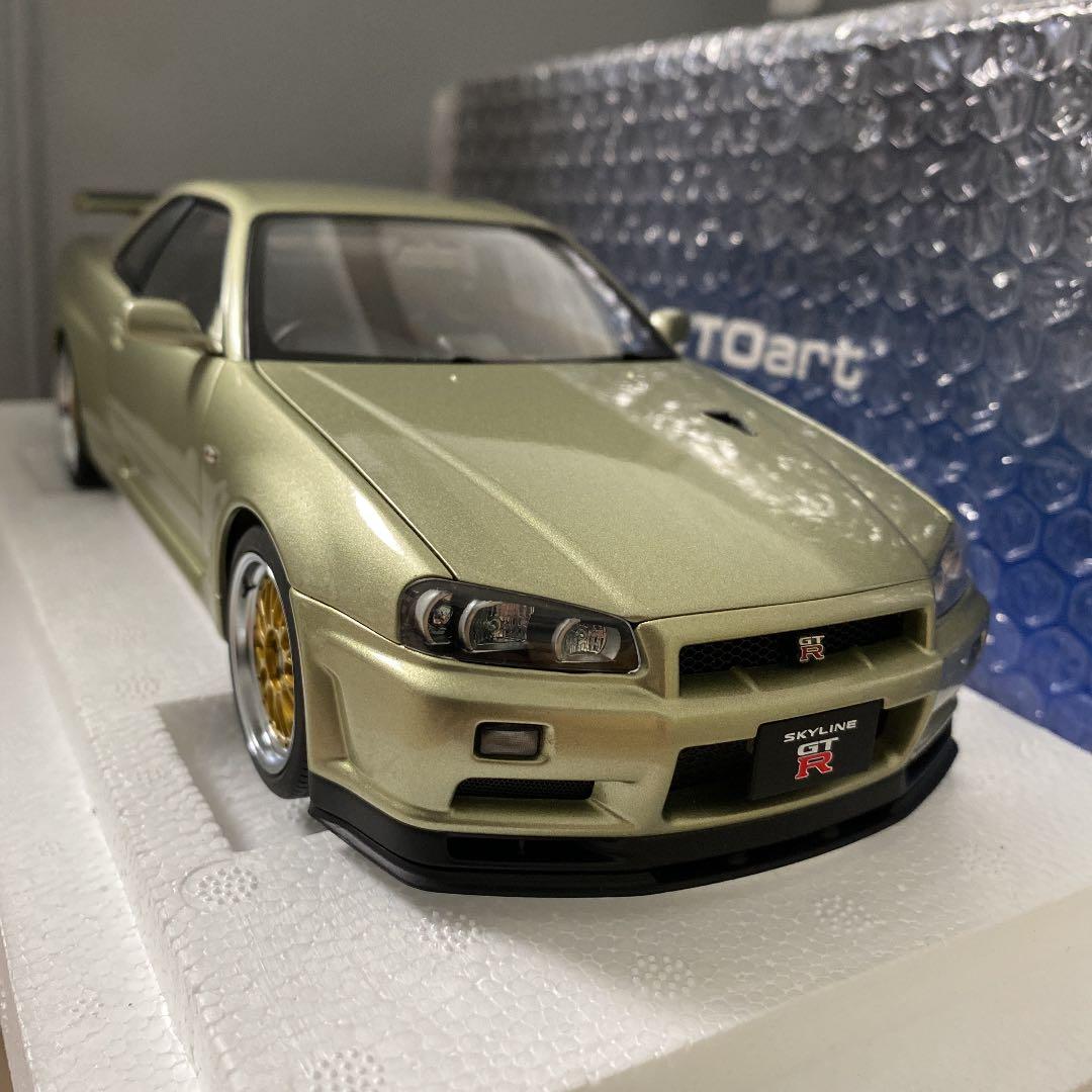 オートアート 1/18 スカイライン GT-R R34 Vスペック Ⅱ BBS - メルカリ