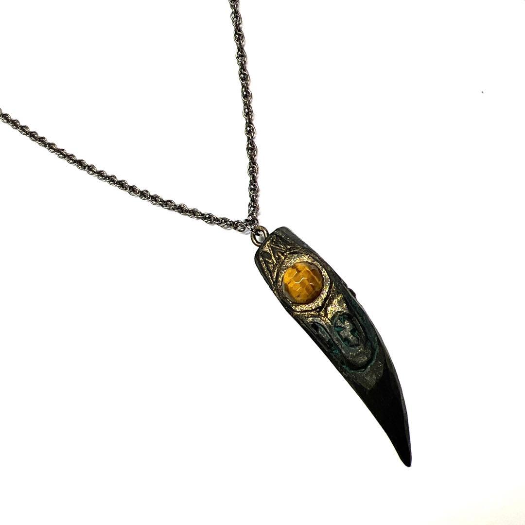 アイヌコタン　西田智三さん　ネックレス　天然石　パワーストーン　虎目タイガーアイ