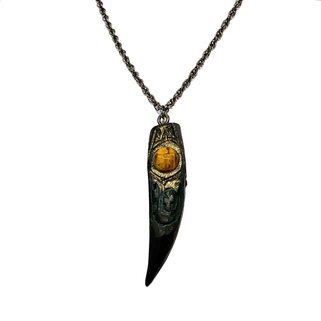 アイヌコタン　西田智三さん　ネックレス　天然石　パワーストーン　虎目タイガーアイ