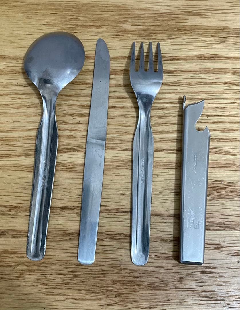 【希少】東ドイツ フィールドカトラリー 中古