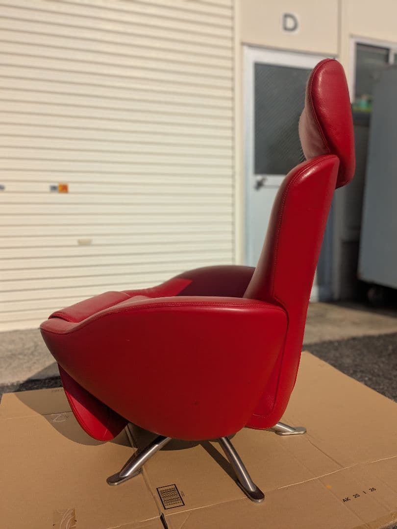 Cassina ドド シェーズロング チェア リクライニング 赤
