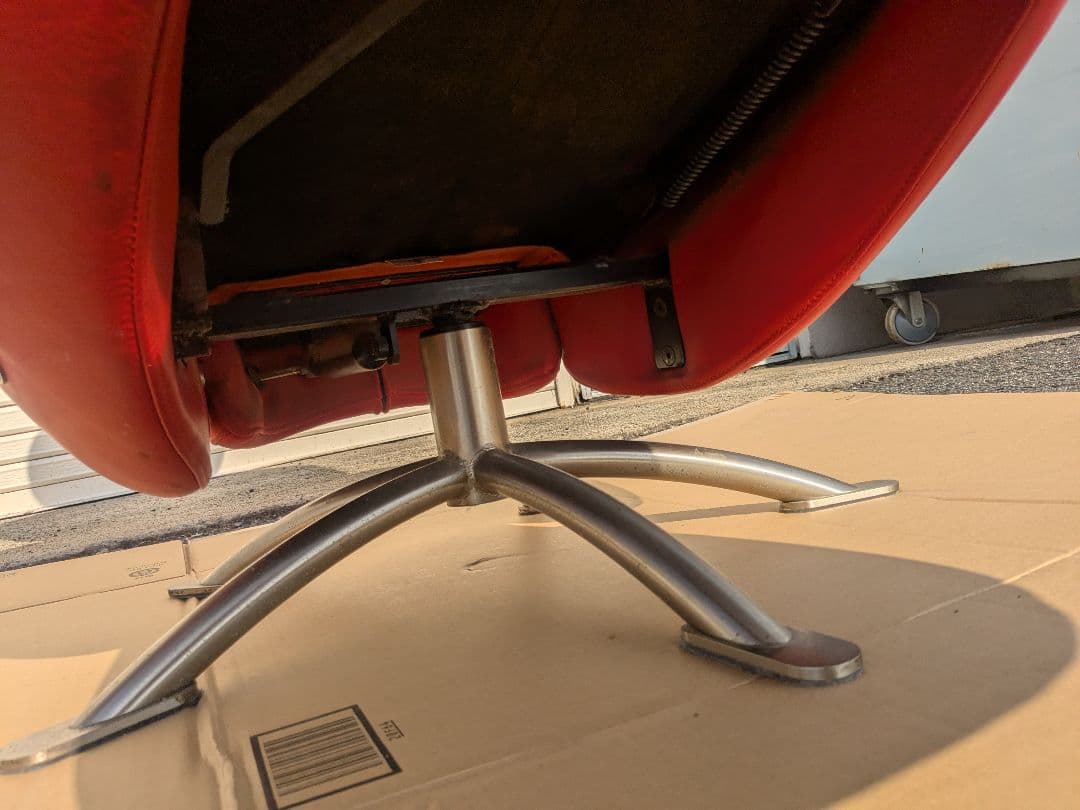 Cassina ドド シェーズロング チェア リクライニング 赤