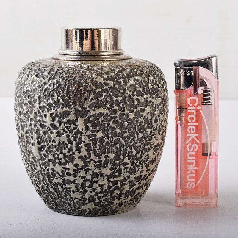 茶道具 備前焼 青備前 森陶岳造 茶壷 共箱 V R8405 - メルカリ