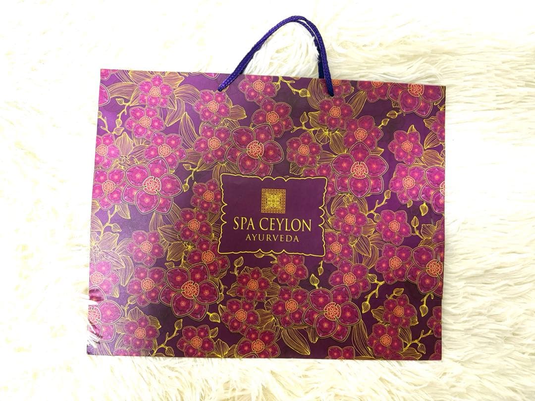 スパセイロン お香3種＋お香立て＋ギフトバッグ　アーユルヴェーダの香りで癒し時間