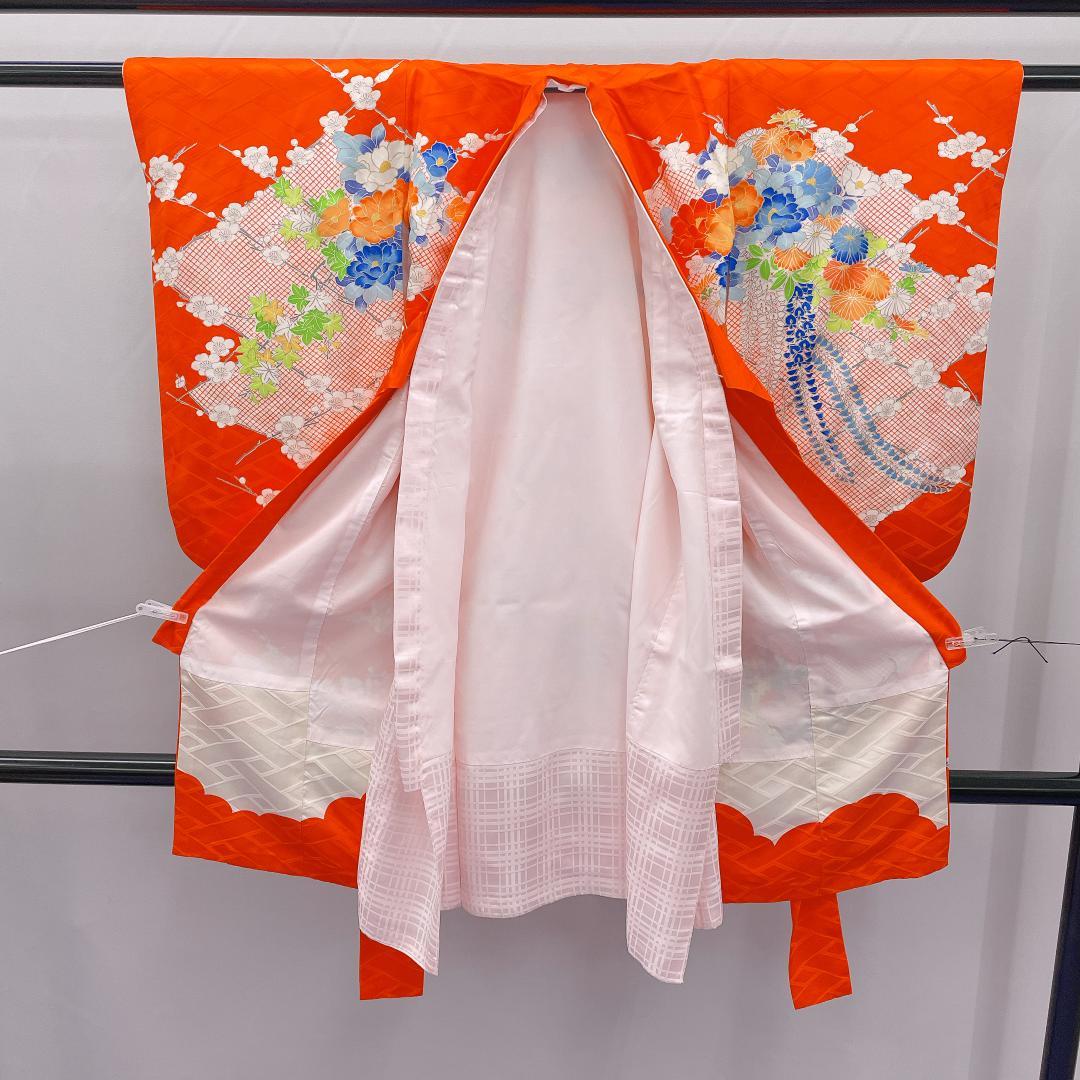 ★4049★ 子供着物 一つ身 襦袢付き 女の子 七五三 3才