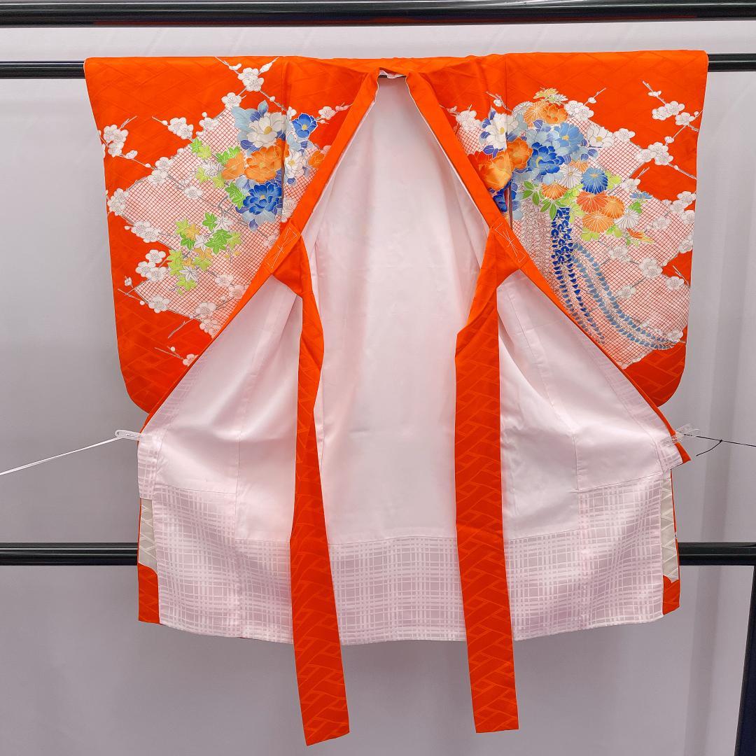 ★4049★ 子供着物 一つ身 襦袢付き 女の子 七五三 3才