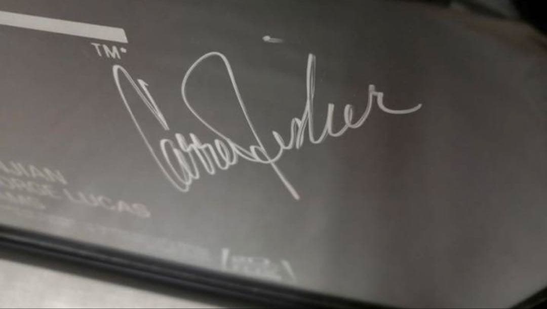 超希少証明書 スター ウォーズ ジェダイの復讐直筆サイン入りポスター