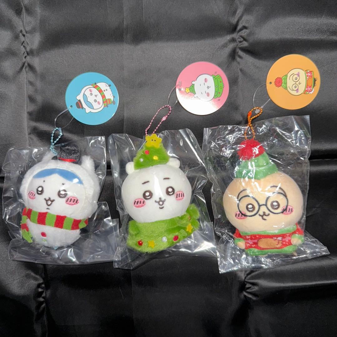 ③ちいかわ ハッピーホリデーなマスコット ぬいぐるみ ハチワレ うさぎ