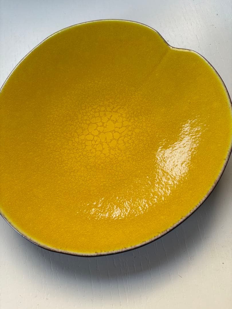 Jars ジャス ネニュファ プレート イエロー ハート 南フランス 希少