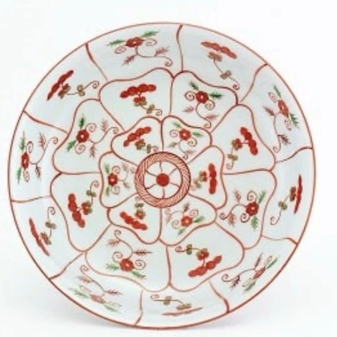 有田焼 源右衛門窯 赤絵なずな紋 中鉢 - メルカリ