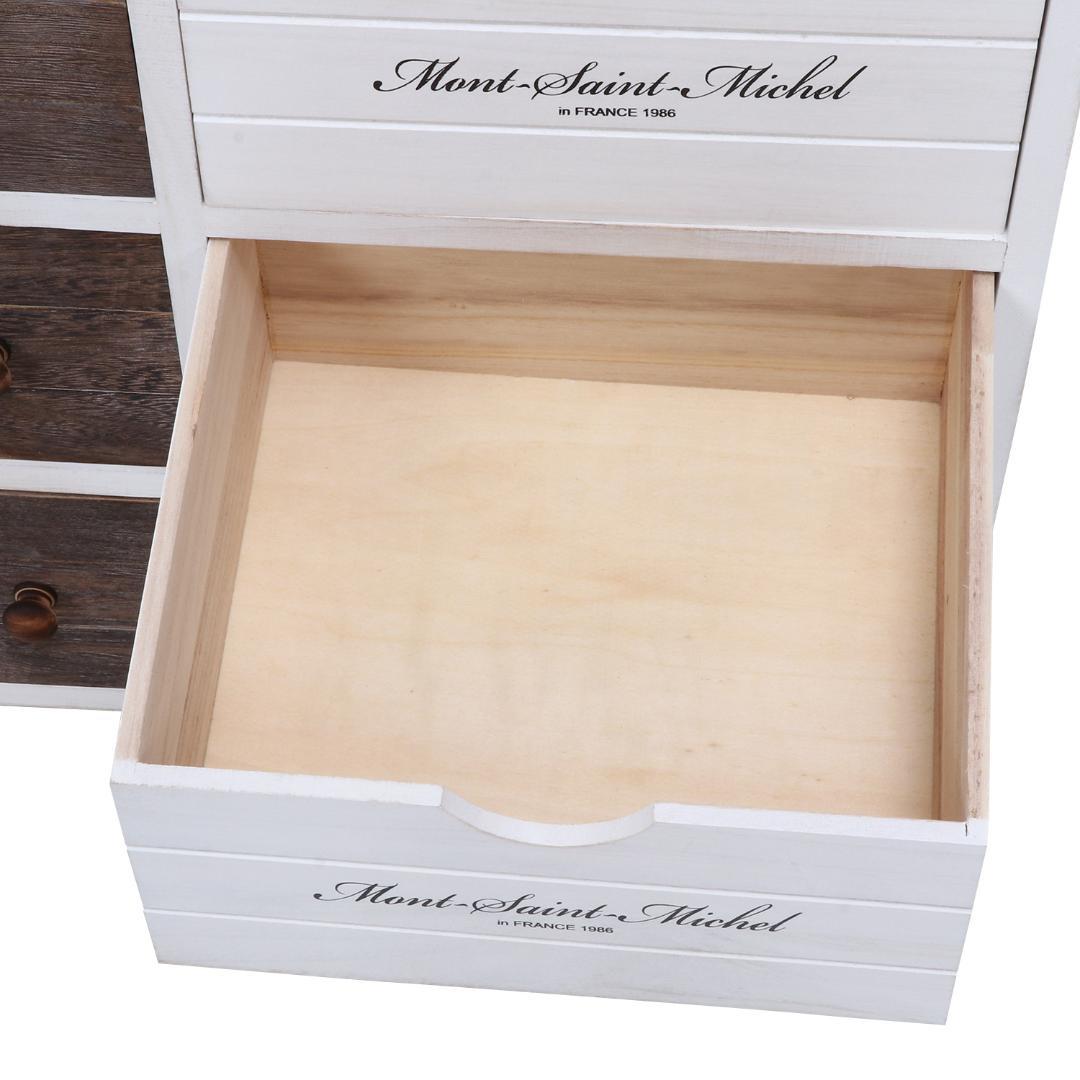 カントリーテイスト マルチチェスト 4段8杯