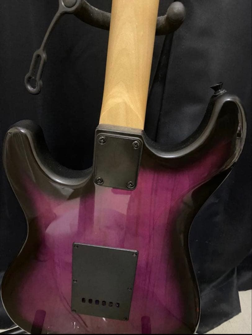 特殊加工 Skull&Roses Blackparts エレキギター - メルカリ