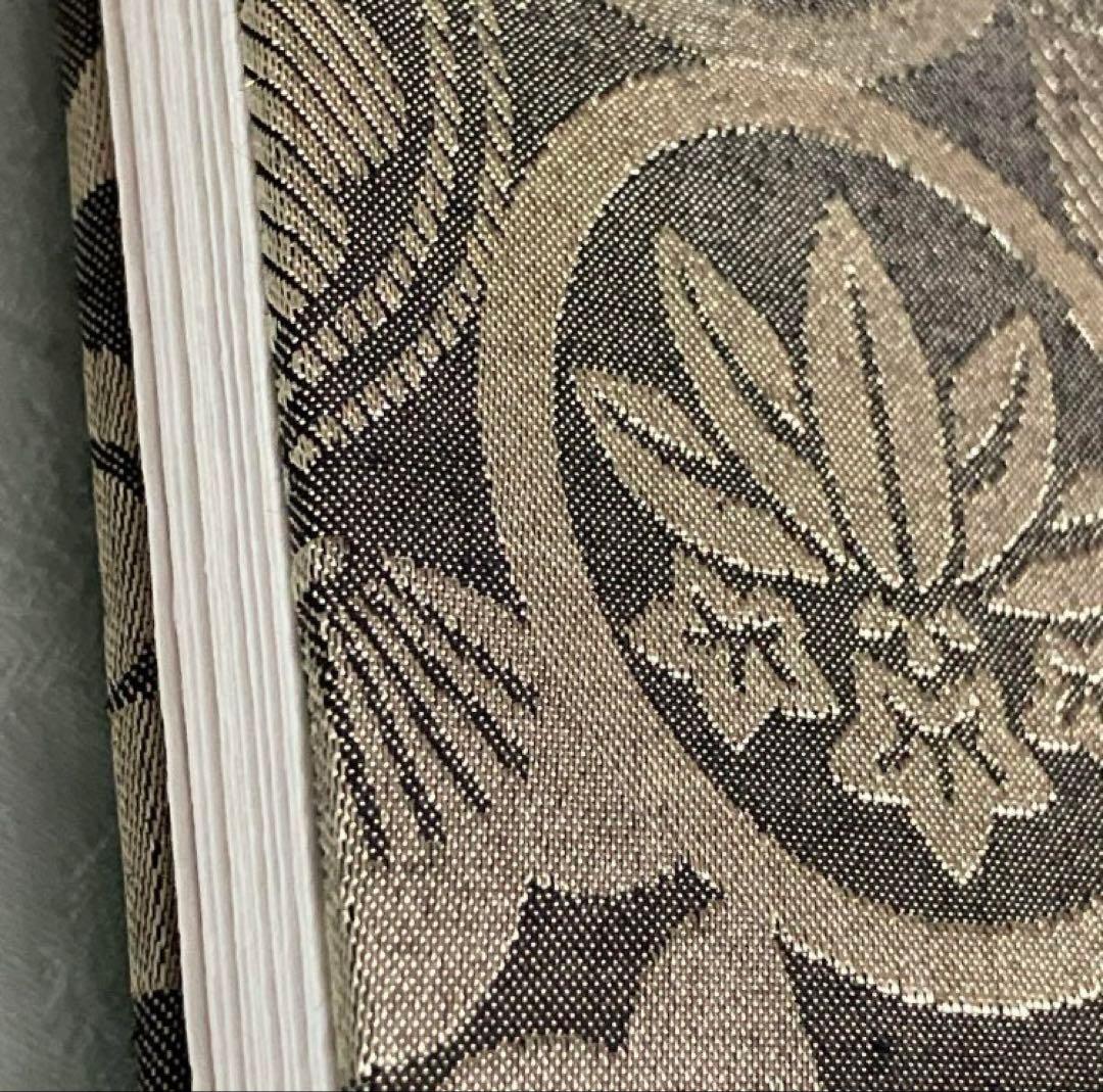 ♡シャカクオンさま♡ポケット付き御城印帳　家紋　メタリックゴールド