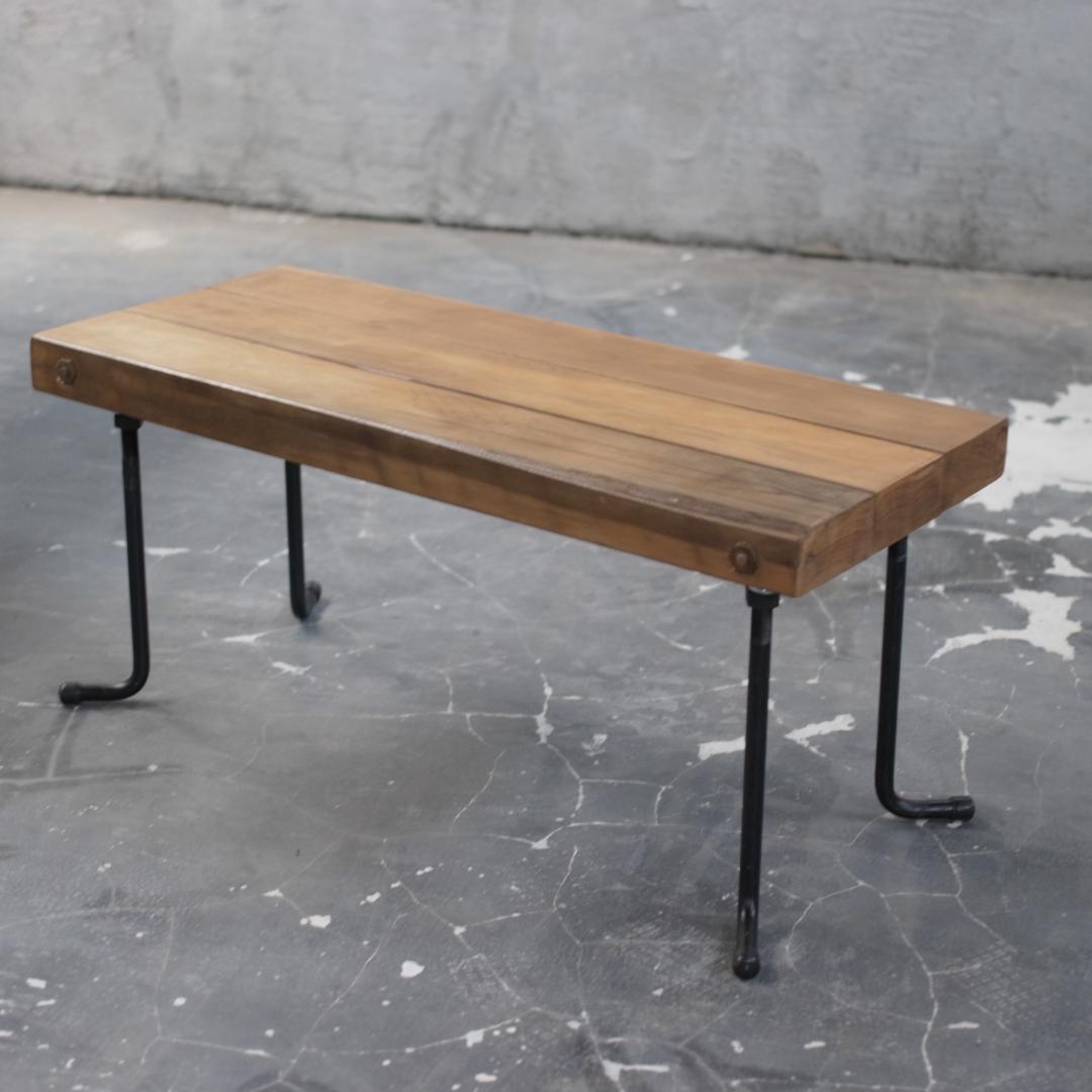 SALE【現品販売】アイアン ローテーブル 机 鉄脚 鉄 テーブル tab25