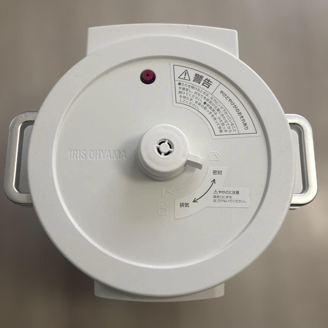 IRIS OHYAMA 圧力鍋 PC-MA2 ホワイト