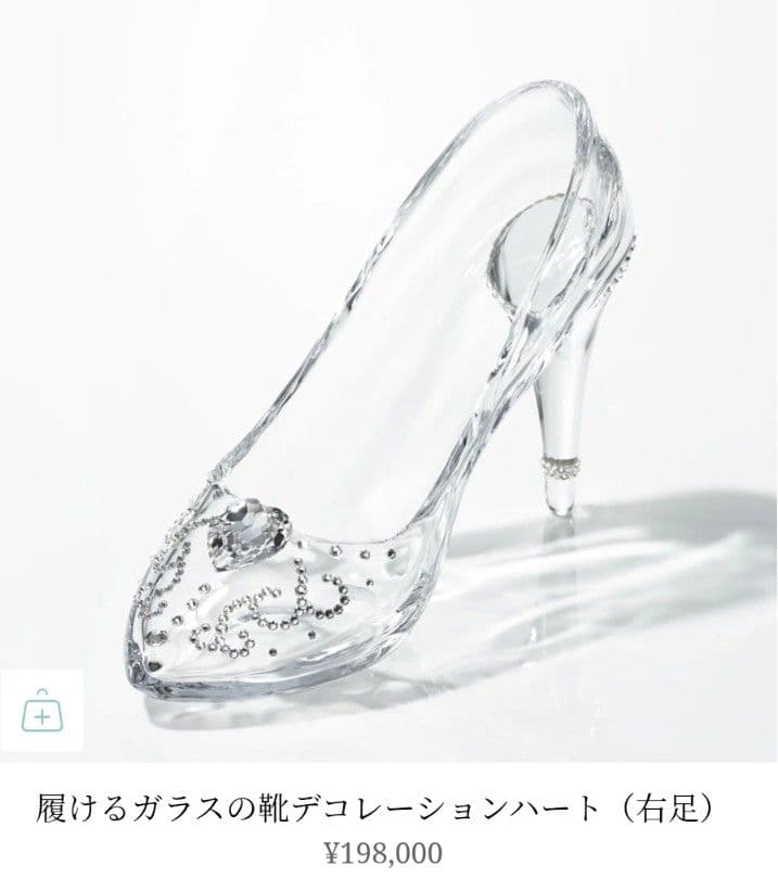 本当に履ける ガラスの靴 24cm