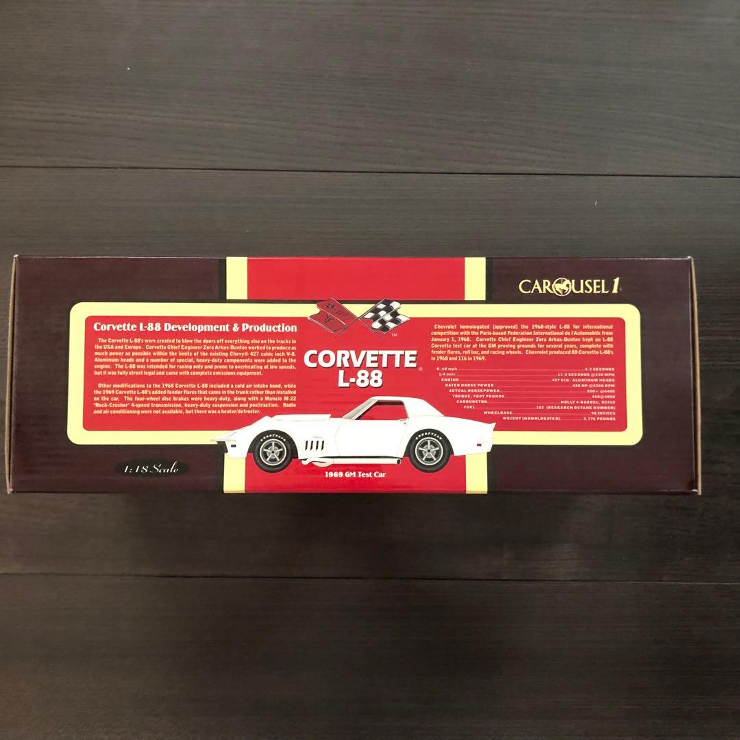 カルーセル1#4603 コルベットL-88 GM Test Car 1/18 - メルカリ