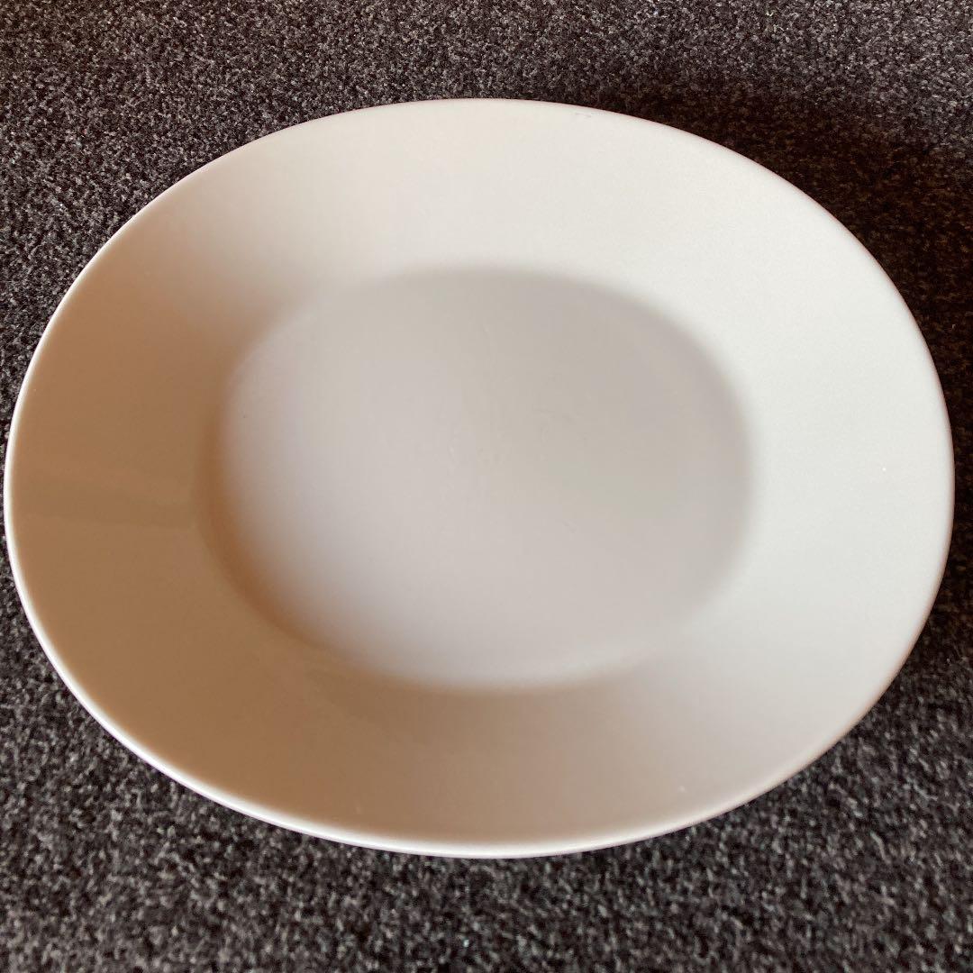 アラビア オーバルプレート Eeva 25cm ホワイト 2枚セット