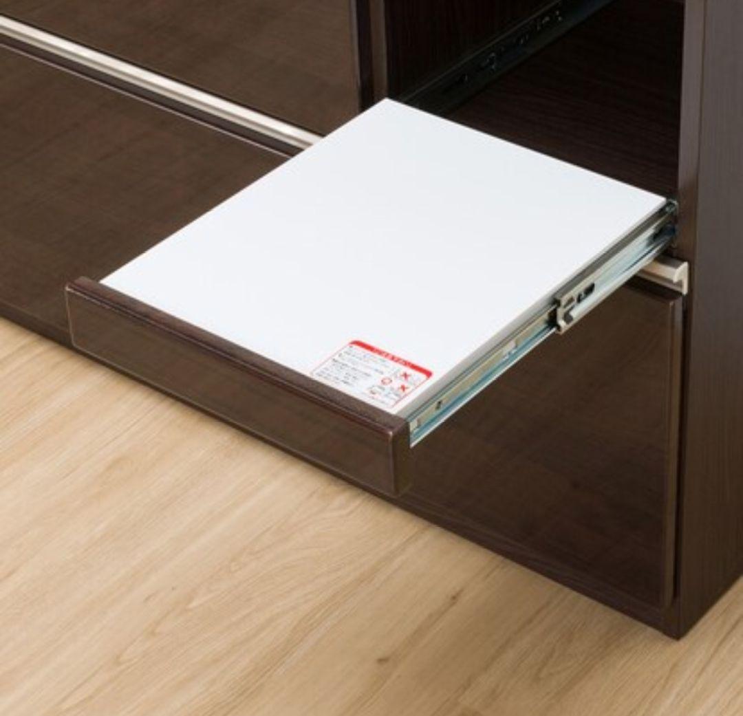 【専用】ニトリ キッチンカウンター ダークブラウン キッチン収納 引き出し付き