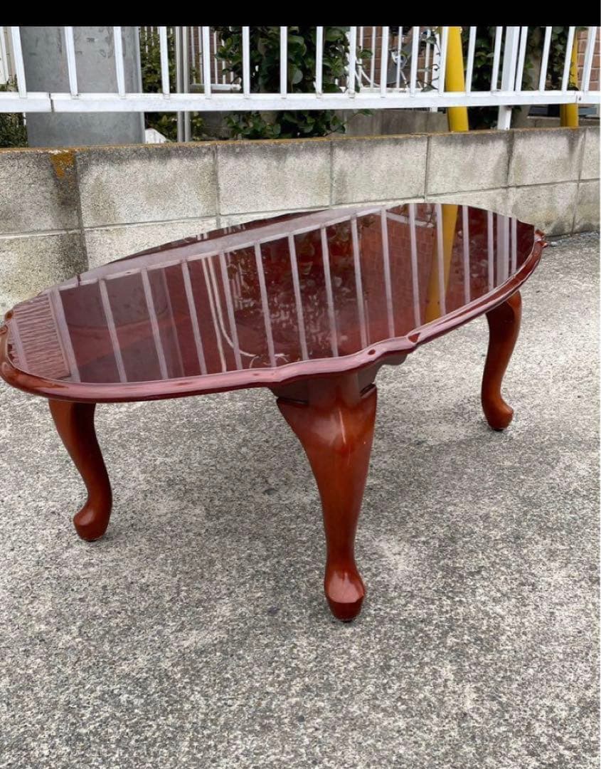 人気の猫脚　レア品　果林　センターテーブル　かなり頑丈です。