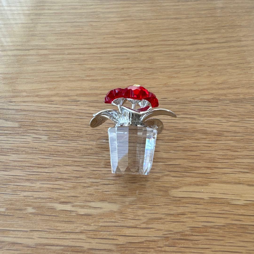SWAROVSKI プリムラ レッド 花