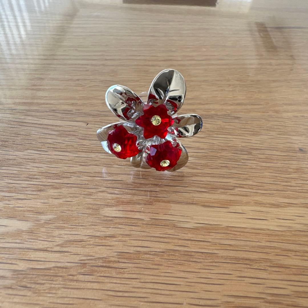 SWAROVSKI プリムラ レッド 花