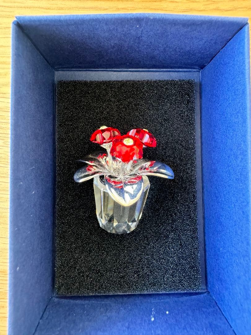 SWAROVSKI プリムラ レッド 花