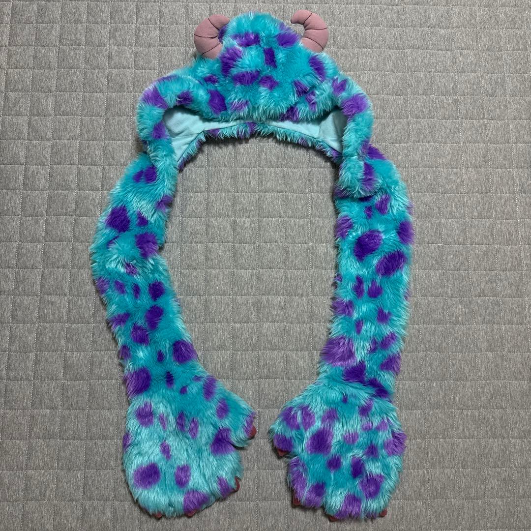 ディズニー モンスターズインクサリー 帽子 マフラー 手袋 ファン