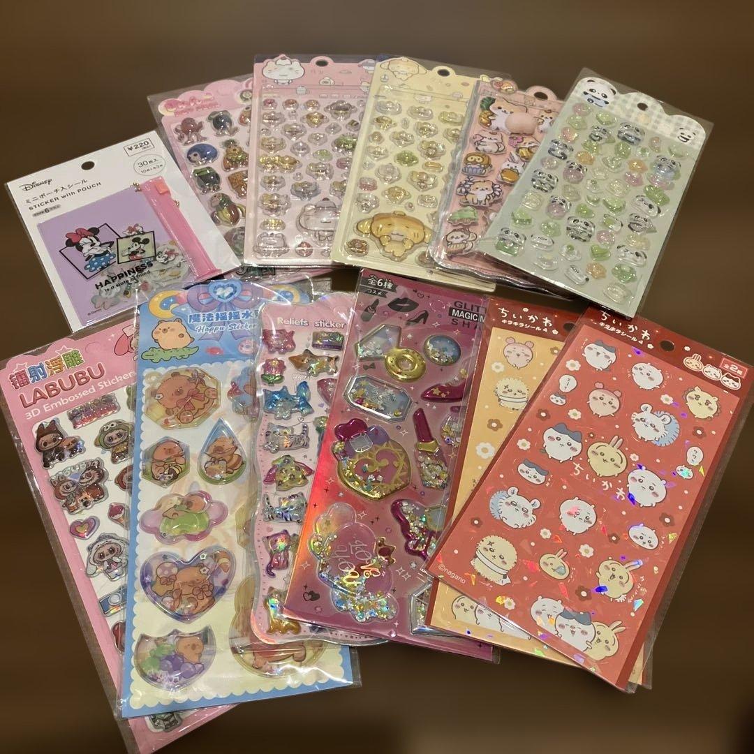 特別価格‼️シールまとめ売り‼️ぷっくりシール，ウォーター