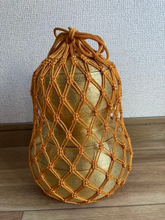 瓢箪型 四段重 金彩 漆器 菓子器 重箱 弁当箱 蓋物 ひょうたん  正月