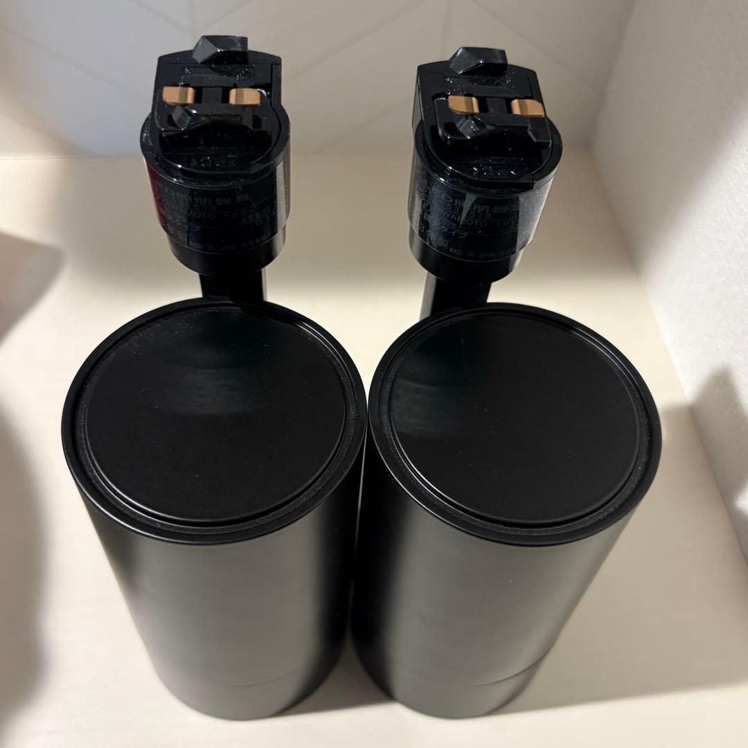 DAIKO DSL-5325YB スポットライト 配線ダクト用 黒 2個セット