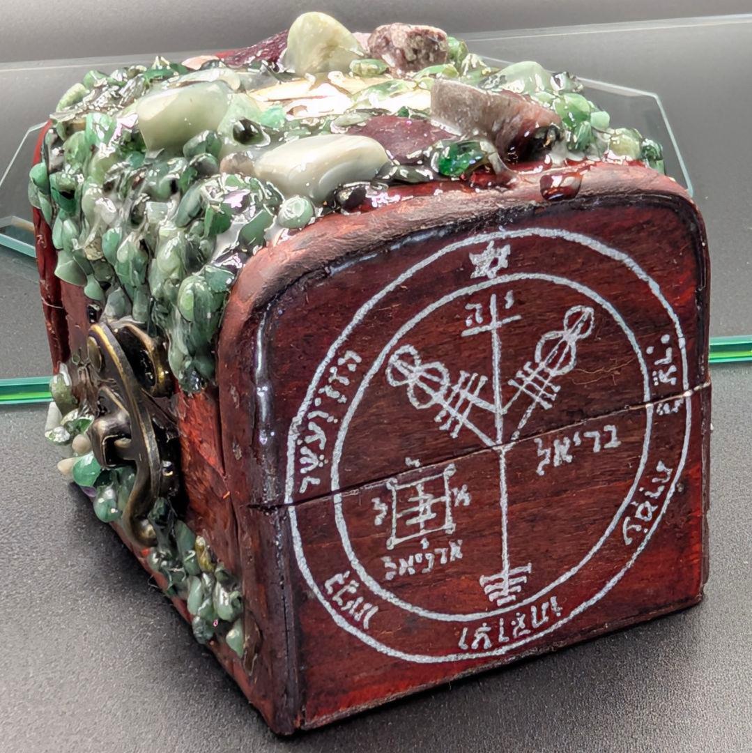 【1点物】 ソロモン王の鍵 護符魔術オルゴンボックス〜木星エメラルドタブレット〜