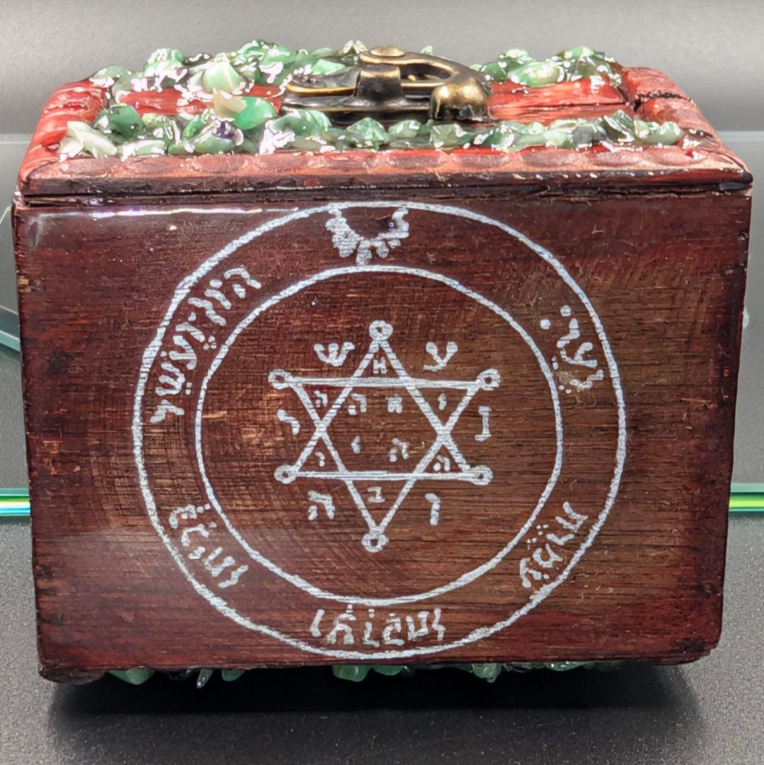 【1点物】 ソロモン王の鍵 護符魔術オルゴンボックス〜木星エメラルドタブレット〜