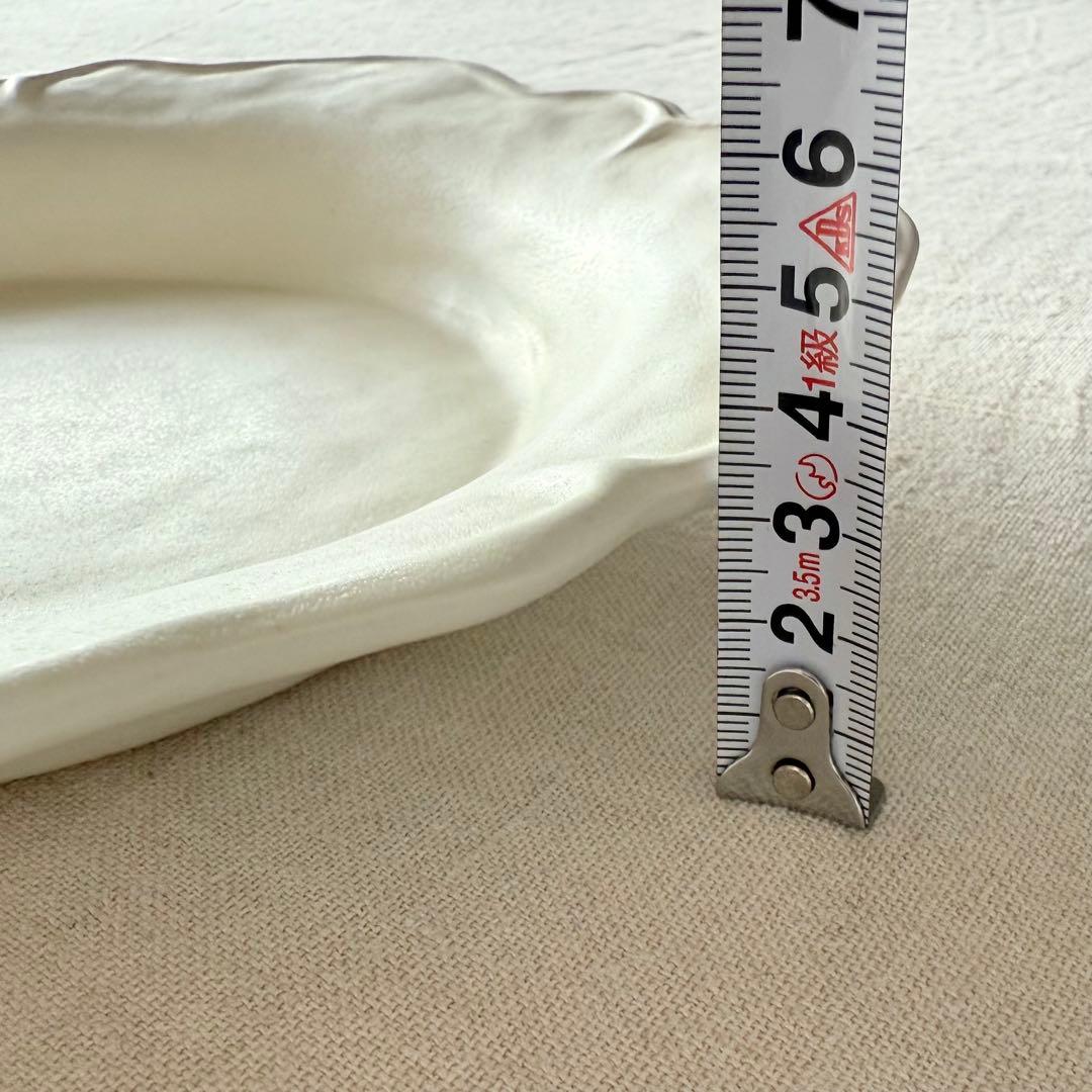 井山三希子さん　レリーフプレート　26cm 白・黒