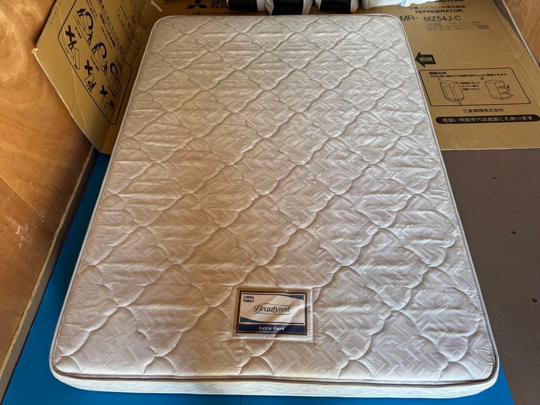 地域限定配送　シモンズ ビューティレスト Extra Hard ダブルサイズ