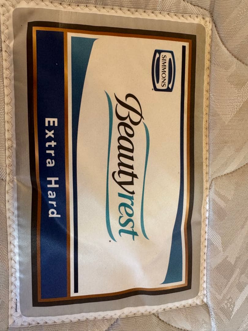 地域限定配送　シモンズ ビューティレスト Extra Hard ダブルサイズ