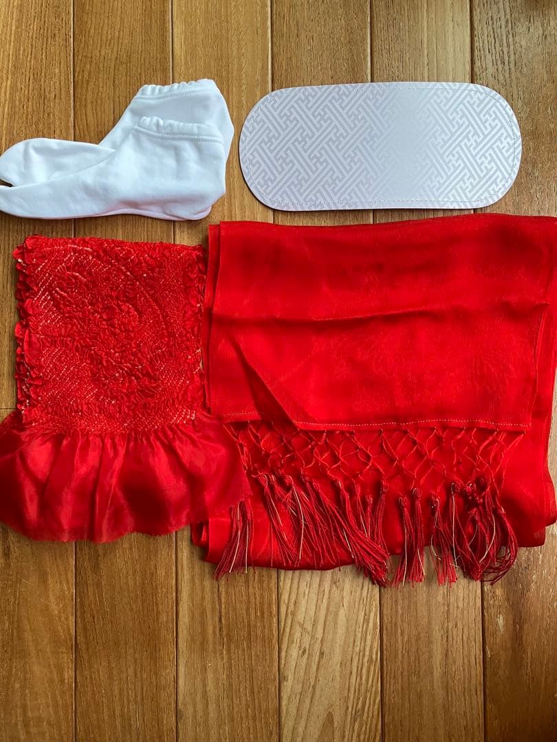 7歳　七五三　正絹着物　小物フルセット