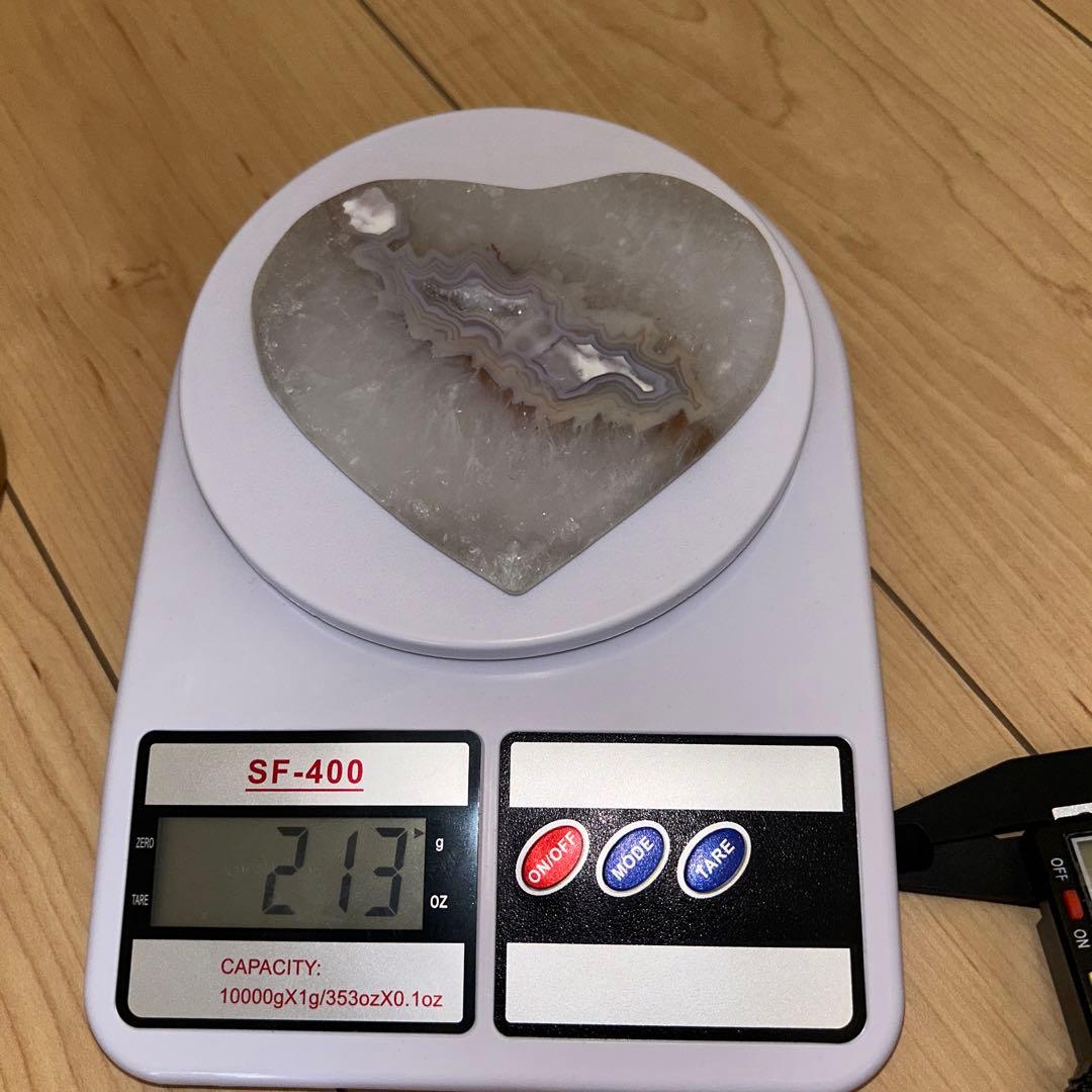 専用台座付き 瑪瑙 ハート bigサイズ