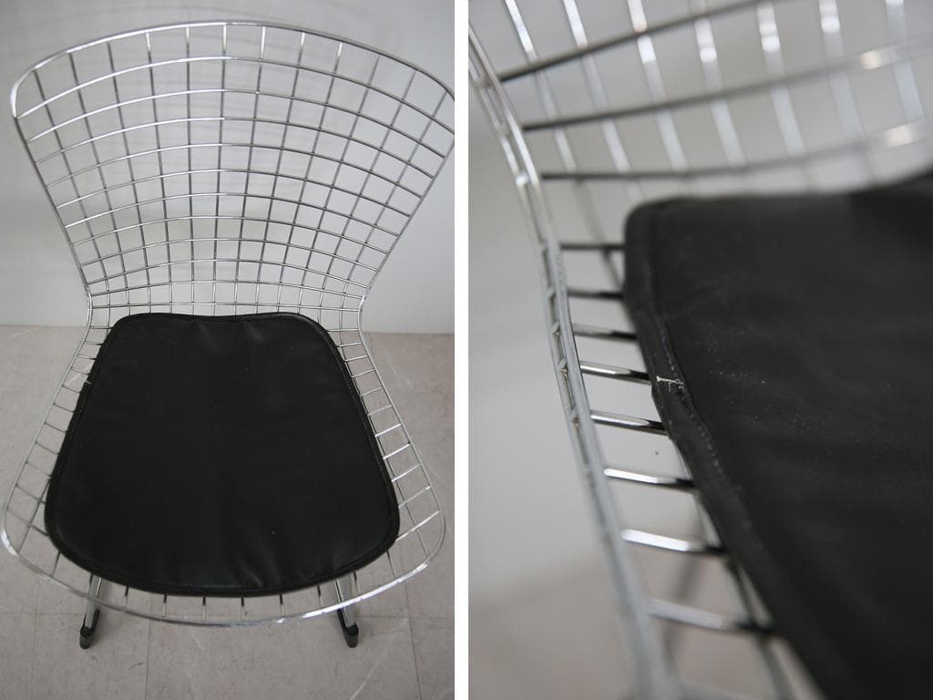 イタリアアンティークワイヤーチェア/ベルトイアstyleチェア(84-120-1