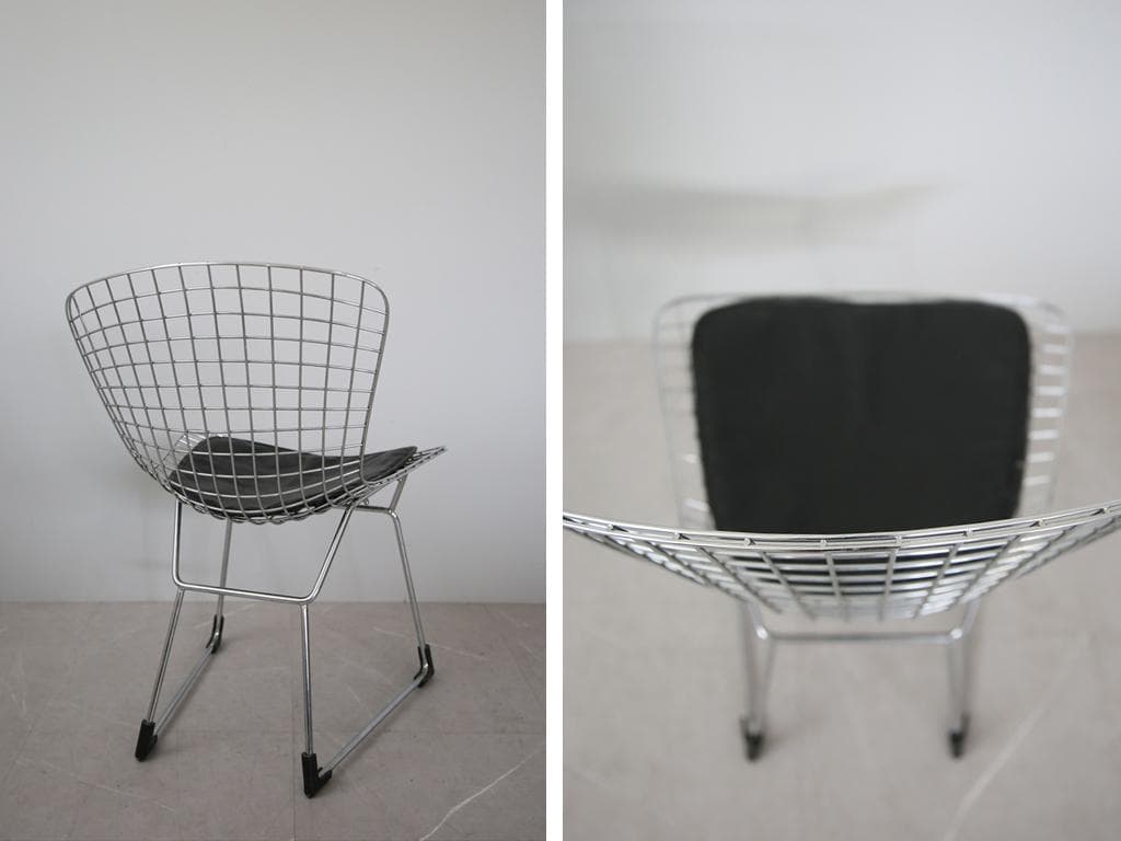 イタリアアンティークワイヤーチェア/ベルトイアstyleチェア(84-120-1