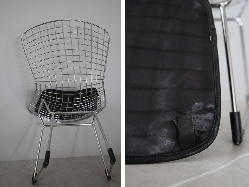 イタリアアンティークワイヤーチェア/ベルトイアstyleチェア(84-120-1