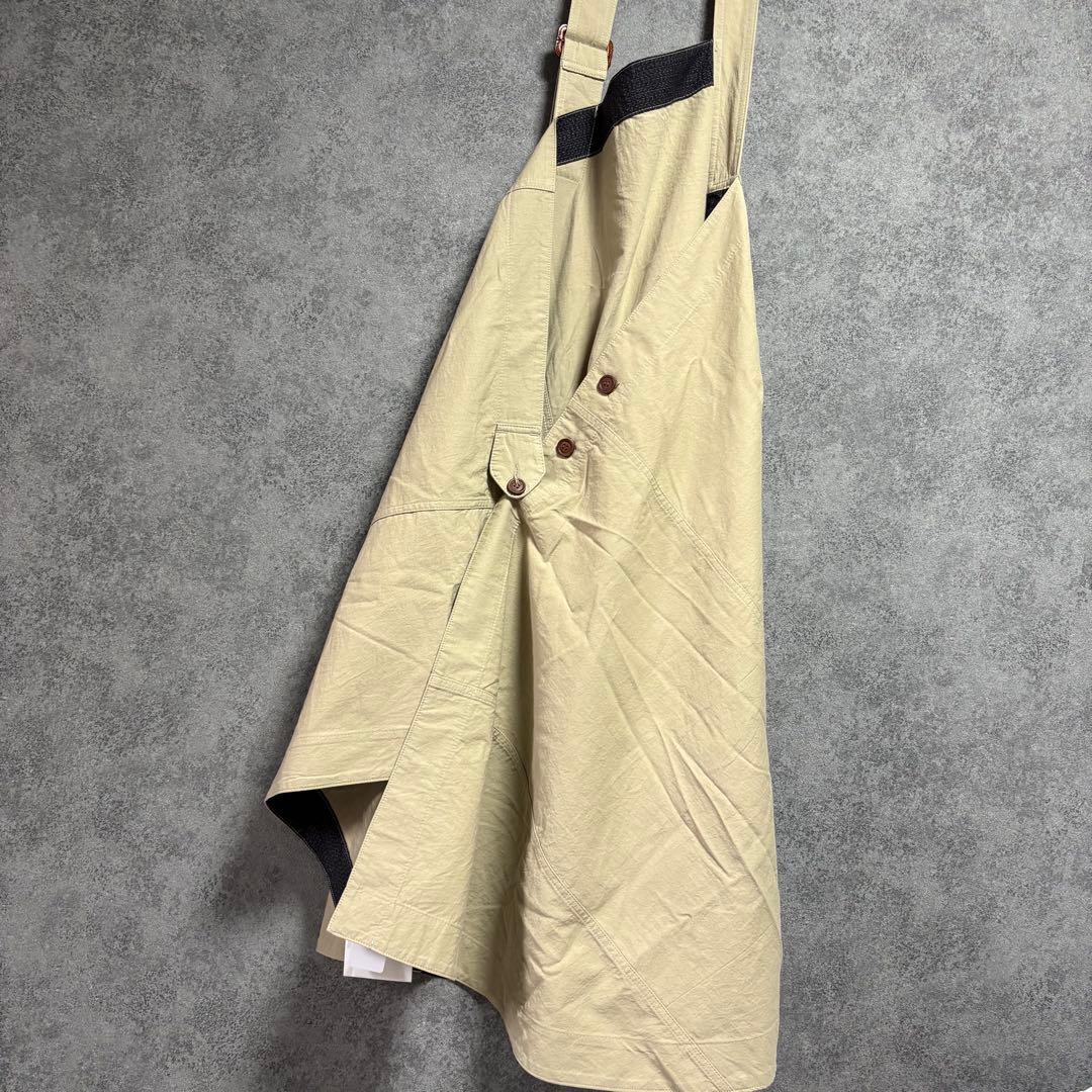 新品　儀右衛門　ギエモン　KURUMI・久留米絣　エプロンドレス・JSK「M〜L